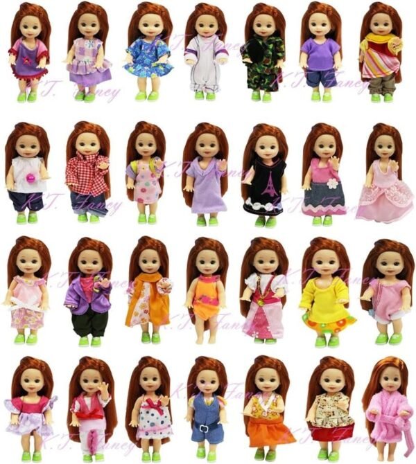 K.T. Fancy LOT 10 Handmade Summer Fashion Party Clothes Gown for Small