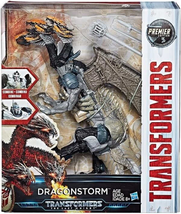 Transformers The Last Knight Premier Edition Leader Dragonstorm Combiner - Convertible Toy