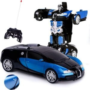Wrystte Transforming Remote Control Car Robot Toy for Kids Kit