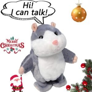 Upgrade Version Talking Hamster Mouse Toy - Repeats What You Say and