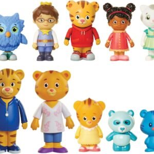Daniel Tigers Neighborhood Friends & Family Figure Set 10 Pack Includes Daniel,
