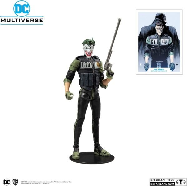 McFarlane Toys DC Multiverse The Joker Batman White Knight #8 Comics 2017