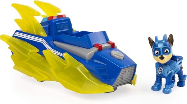 Paw Patrol, Mighty Pups Charged Up Chases Deluxe Vehicle with Lights and
