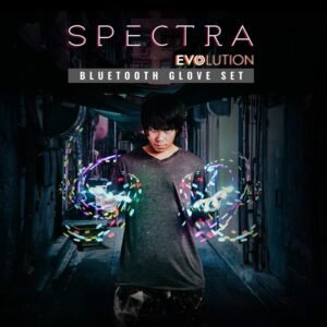 EmazingLights Spectra Evo Light Up LED Gloves White Glove Set