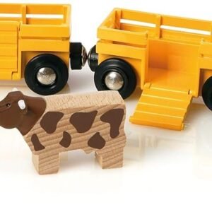 Brio World 33404 - Farm Train - 5 Piece Wooden Toy Train