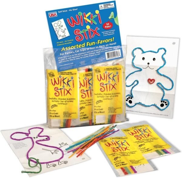 WikkiStix Assorted Fun Favors Kit Toy Kids Pack Set Play