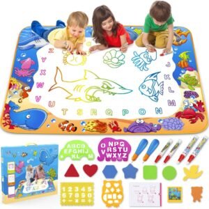 Toyk Aqua Magic Mat - Kids Painting Writing Doodle Board Toy -