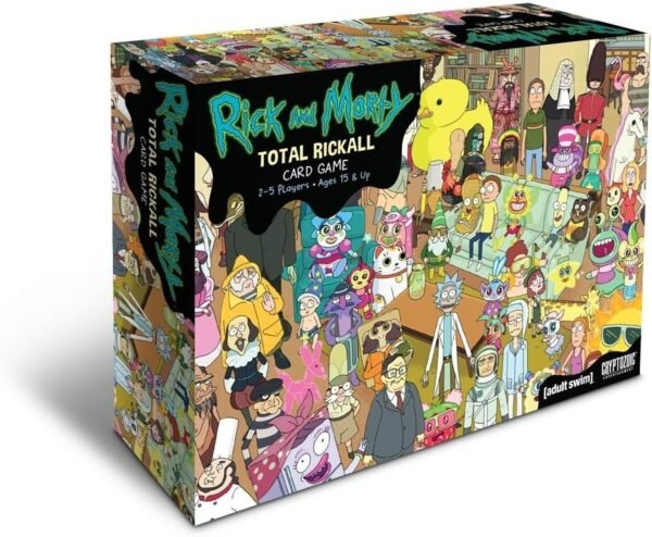 Rick and Morty Total Rickall Cooperative Card Game Kit Toy