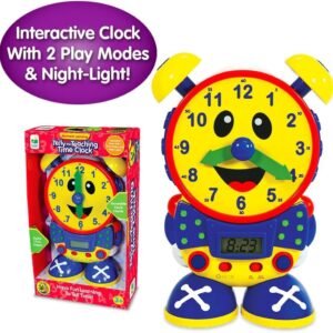 The Learning Journey Telly The Teaching Time Clock, Electronic Analog & Digital