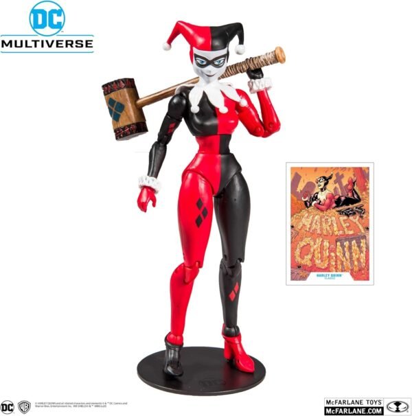 McFarlane Toys DC Multiverse Harley Quinn Classic Action Figure, Multicolor