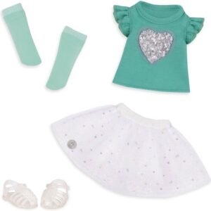 Glitter Girls by Battat - Sparkling with Style Glittery Top & Skirt