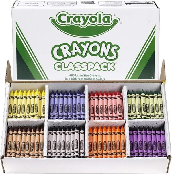 Crayola Crayon Classpack, 8 Classic Colors, 400 Count Kit Toy