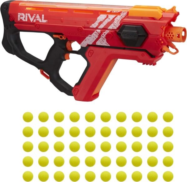 NERF Perses MXIX-5000 Rival Motorized Blaster red -- Fastest Blasting Rival System,
