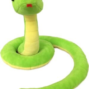 Ice King Bear Lifelike Green Snake Stuffed Animal - Plush Toy Standing