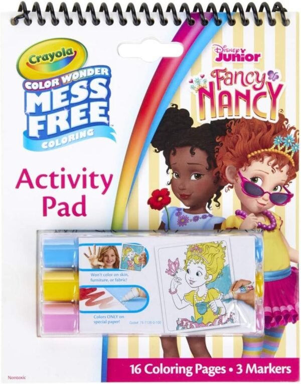 Crayola Fancy Nancy Color Wonder Travel Activity Pad, Mess Free Coloring, Gift