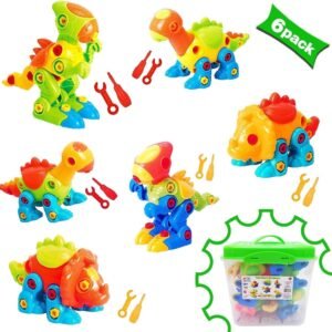 Dinosaur Toys Take Apart Toys With Tools 218 pieces - Pack of