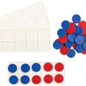 Edx Education Ten Frame Classroom Set - 16 Plastic Ten Frames -