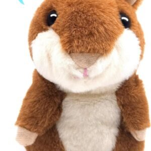 Talking Hamster, Repeats What You Say Plush Animal Toy Electronic Hamster Mouse