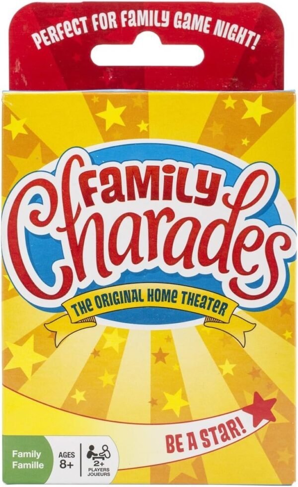 Family Charades Card Game by Outset Media - Travel Friendly Family Charades