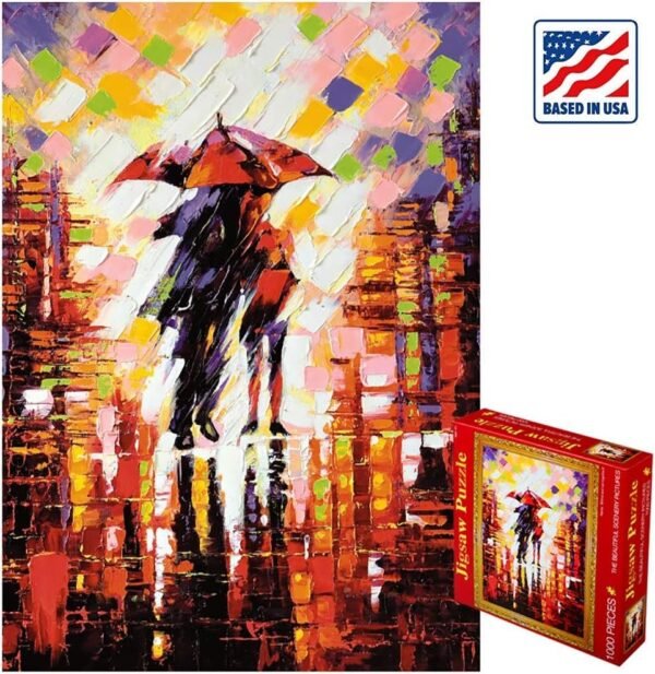 1000 Piece Large Jigsaw Puzzle for Adults & Kids- Painting Puzzle, Pieces