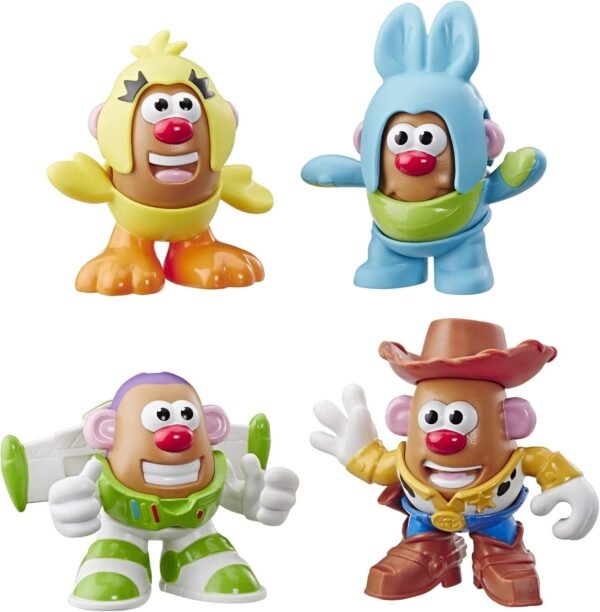 Mr Potato Head Disney/Pixar Toy Story Mini 4 Pack Buzz, Woody, Ducky,