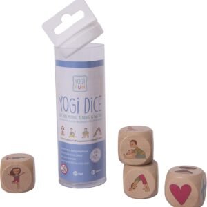 YOGi FUN Kids Yoga dice Game gets Children, Boys and Girls, Moving,