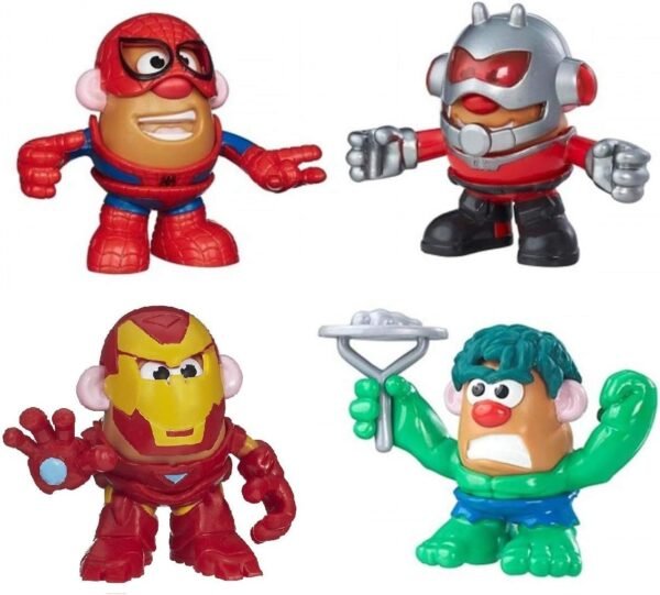 Mr Potato Head Mash Ups Marvel Figure Set Iron Man, Spider-Man, Hulk,