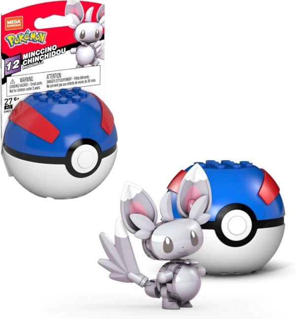 Mega Construx Pokmon Minccino Kit Toy Fun Kids Pack Set