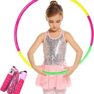 Hoola Hoops for Kids Toy - Adjustable Lighted Hoola Hoop - Colorful