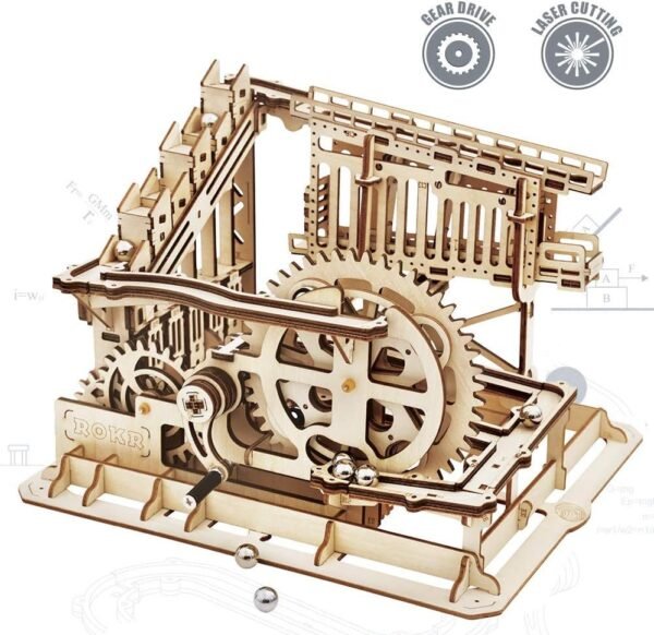 ROKR 3D Wooden Puzzle Mechanical Gears Set DIY Assembly Model Kits Wooden