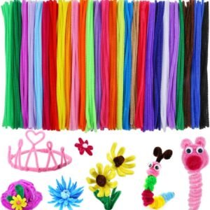 Caydo 324 Pieces Pipe Cleaners 27 Colors Chenille Stems for DIY Art