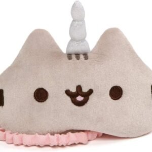 GUND Pusheenicorn Cat Stuffed Animal Plush Sleep Mask, Gray, 7