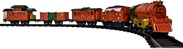Lionel Northern Star, Miniature Battery-powered Model Train Set with Track, Multicolor