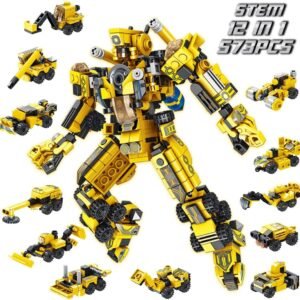 PANLOS Robot STEM Toy Engineering Building Blocks Building Bricks Toy kit -