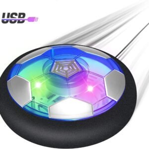 ATOPDREAM Hover Soccer Ball Rechargeable with Led Light,Fun Air Soccer Games Kids