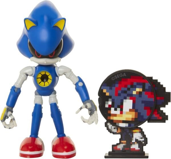 Sonic The Hedgehog Collectible Metal Sonic 4 Bendable Flexible Action Figure with