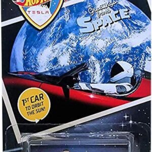 Hot Wheels 2019 Greetings From Space 08 Tesla Roadster, Maroon