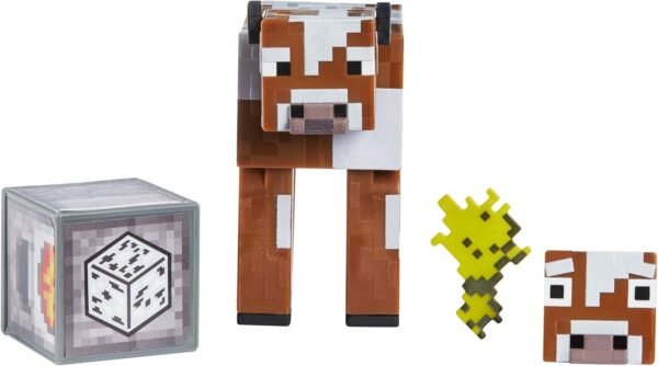 Minecraft 3.25 Cow, Multi GLC67 Kit Toy Fun Kids Pack