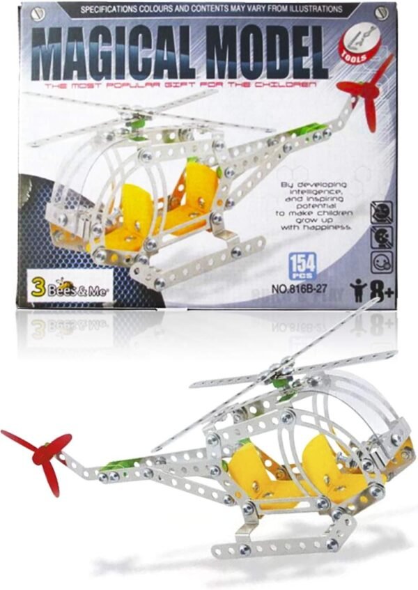 3 Bees & Me STEM Helicopter Building Toy Kit - Model Kit