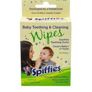 Spiffies ToothWipes, TP50 tripack, 40 Apple, 20 Grape, 60-Wipes Kit