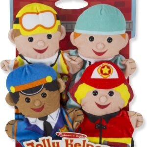 Melissa & Doug Jolly Helpers Hand Puppets - The Original Set of