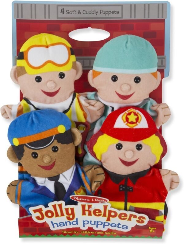 Melissa & Doug Jolly Helpers Hand Puppets - The Original Set of