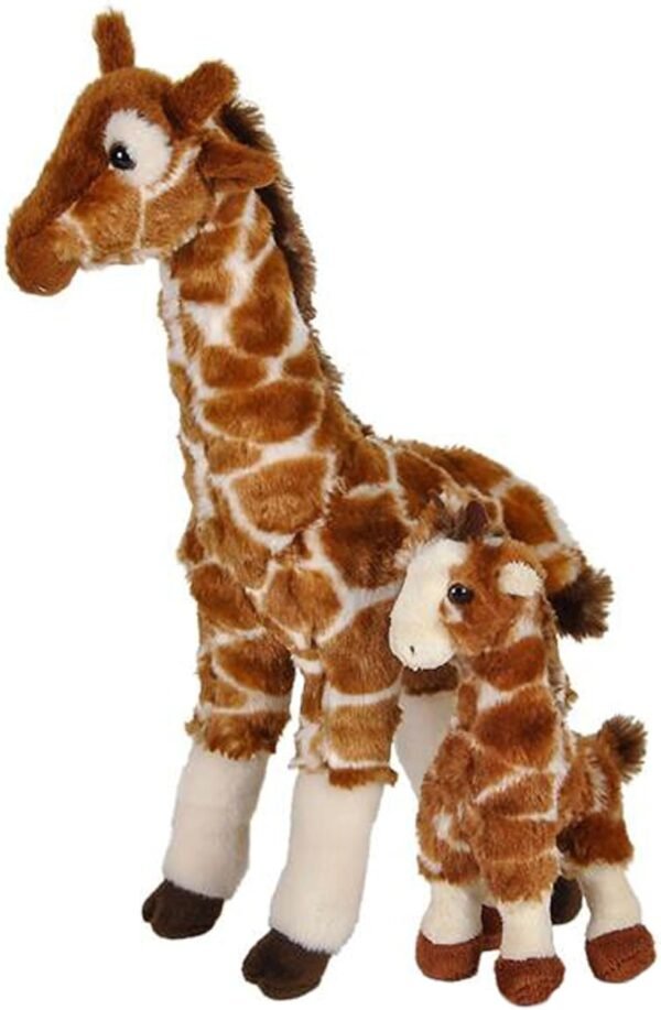 Adventure Planet Birth of Life Giraffe with Baby Plush Toy 14.5 H