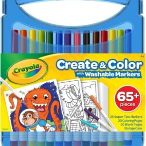 Crayola Create & Color Super Tips Kit SuperTips Washable Markers, Assorted