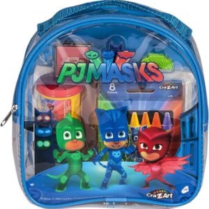 Cra-Z-Art PJ Masks Coloring and Activity Backpack Childrens-Drawing-Pads-and-Books,Colors may vary Red/Blue