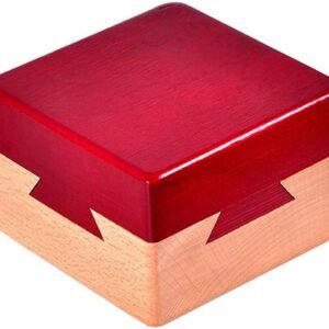 DC-Beautifu Impossible Dovetail Box Mini 3D Brain Teaser Wooden Magic Drawers Gift