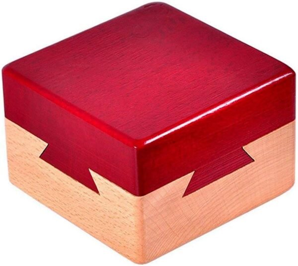 DC-Beautifu Impossible Dovetail Box Mini 3D Brain Teaser Wooden Magic Drawers Gift