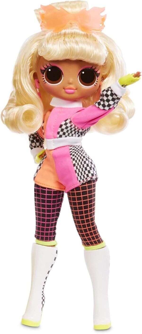 L.O.L. Surprise O.M.G. Lights Speedster Fashion Doll with 15 Surprises, Multicolor