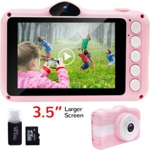 Joytrip Kids Digital Camera 3.5 Inch Screen Mini Rechargeable Toy Camera Gifts