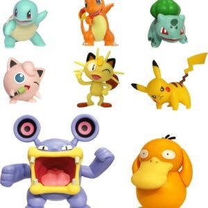 Pokmon Battle Action Figure Multi 8 Pack - Comes with 2 Bulbasaur,